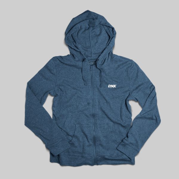 Sweat à capuche bleu